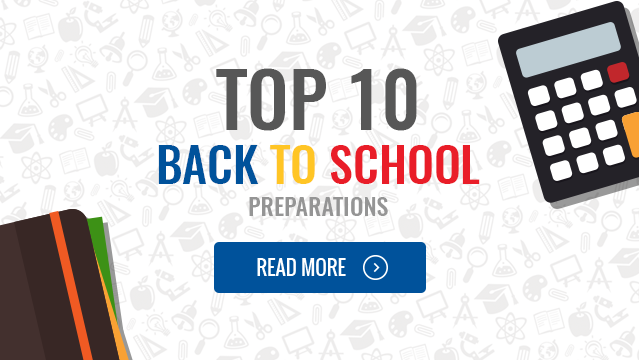 Top 10 Back To School Preparations