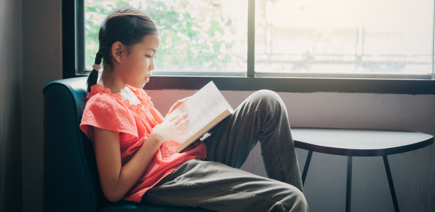 Girl Reading by Window