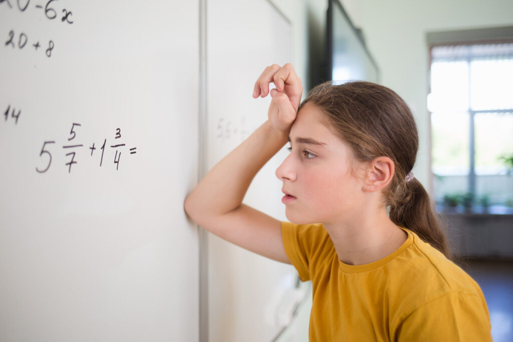 Students with dyscalculia

